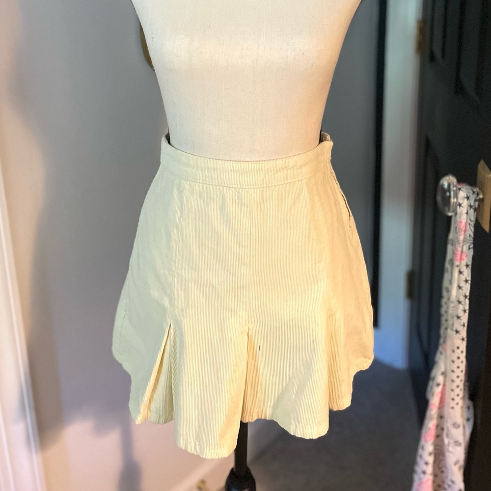 NWOT Urban Outfitters Corduroy Pleated Skirt